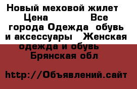 Новый меховой жилет › Цена ­ 14 000 - Все города Одежда, обувь и аксессуары » Женская одежда и обувь   . Брянская обл.